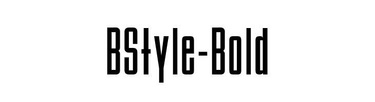 BStyle-Bold  フリーフォントのダウンロード