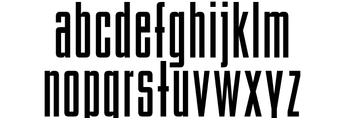 BStyle-Bold Font LOWERCASE