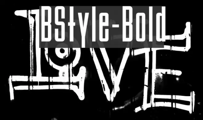 BStyle-Bold Font examples