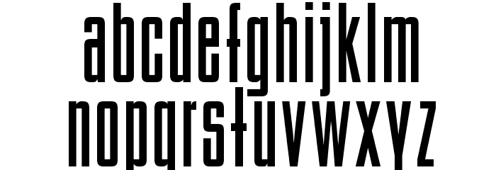 BStyle-Bold Font LOWERCASE