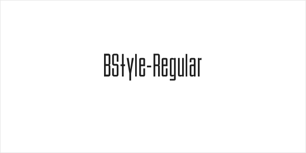 BStyle-Regular Logo