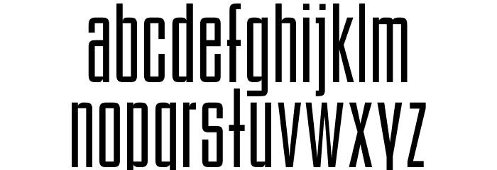 BStyle-Regular Font LOWERCASE