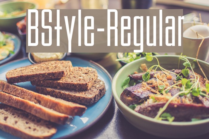 BStyle-Regular Font examples