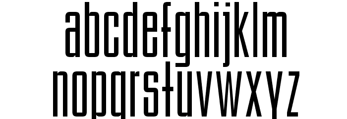 BStyle-Regular Font LOWERCASE