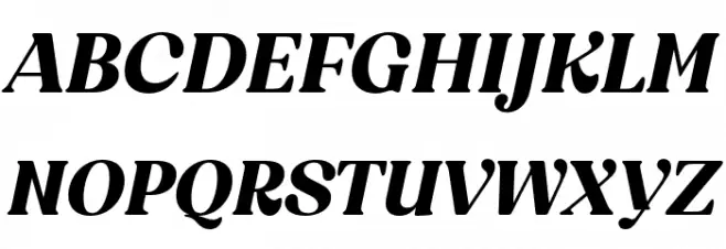 BT Amibus Trial Bold Italic Шрифта ВЕРХНИЙ