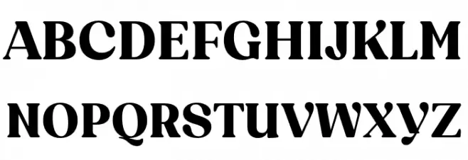 BT Amibus Trial Bold Schriftart Groß