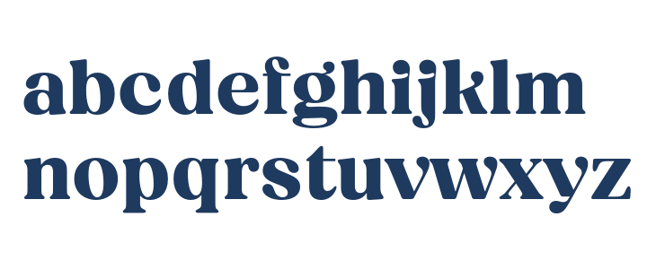 BT Amibus Trial Bold Lowercase