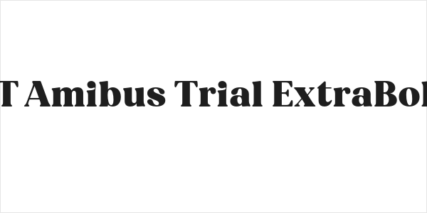 BT Amibus Trial ExtraBold Logo