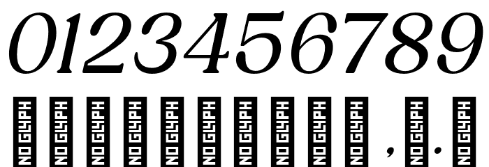 BT Amibus Trial Italic Font OTHER CHARS