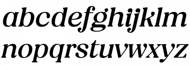 BT Amibus Trial Medium Italic خط أحرف صغيرة