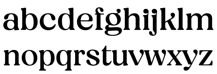 BT Amibus Trial Medium Font LOWERCASE