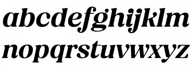 BT Amibus Trial SemiBold Italic फ़ॉन्ट लोअरकेस