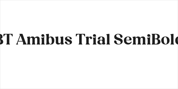 BT Amibus Trial SemiBold Logo