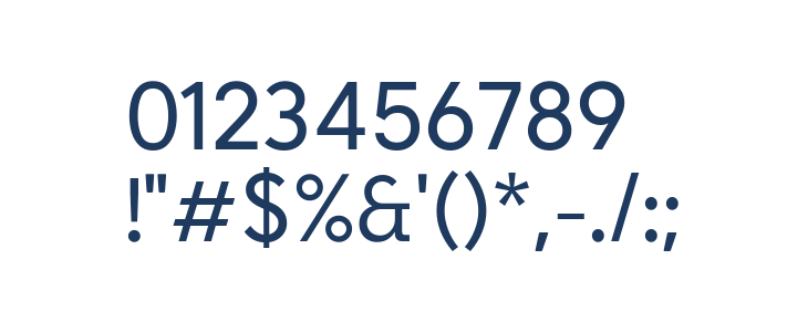 BT Beau Sans Regular Other Characters