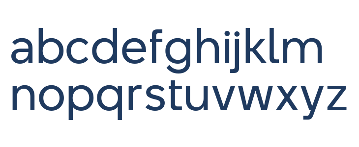 BT Beau Sans Regular Lowercase
