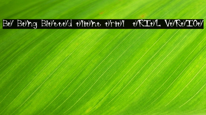 BT Bong Blasted Aliens Trial TRIAL VERSION Font examples