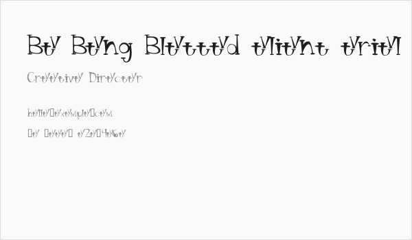 BT Bong Blasted Aliens Trial  TRIAL VERSION Business Card