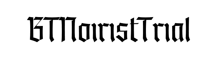BT Noirist Trial  Fuentes Gratis Descargar