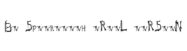 BT Speartooth TRIAL VERSION Font