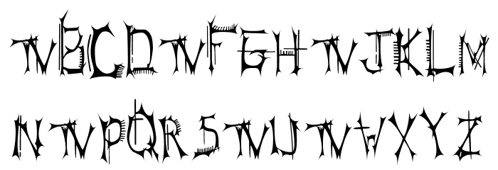 BT Speartooth TRIAL VERSION Шрифта строчной