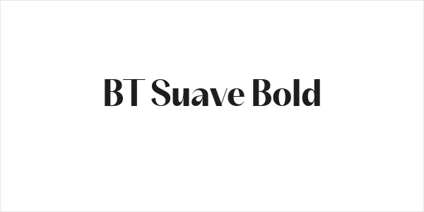 BT Suave Bold Logo