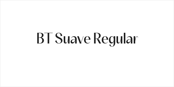 BT Suave Regular Logo