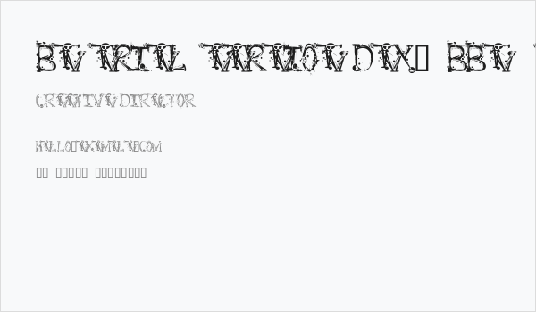 BT TRIAL VERSION Day7 BBA  TRIAL VERSION Business Card