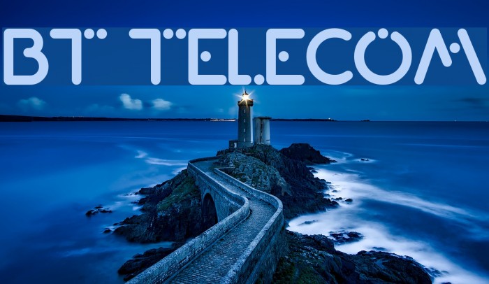 BT Telecom Font examples