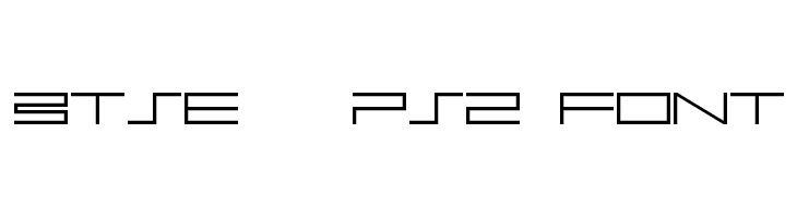 BTSE + PS2 FONT  नि: शुल्क फ़ॉन्ट्स डाउनलोड
