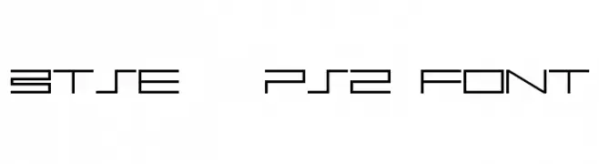 BTSE + PS2 FONT  नि: शुल्क फ़ॉन्ट्स डाउनलोड