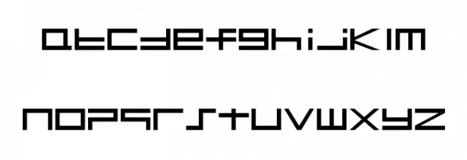 BTSE + PS2 FONT फ़ॉन्ट लोअरकेस