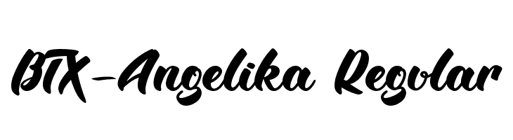 BTX-Angelika Regular  Fuentes Gratis Descargar