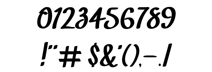 BTX-Benafor Regular Font OTHER CHARS