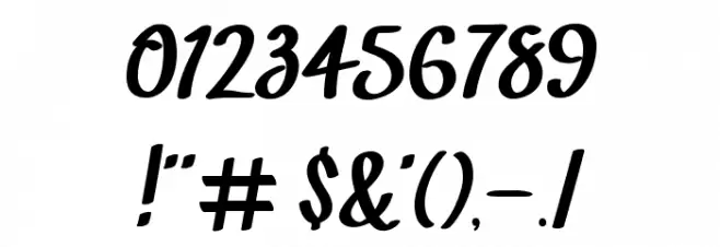 BTX-Benafor Regular Font OTHER CHARS