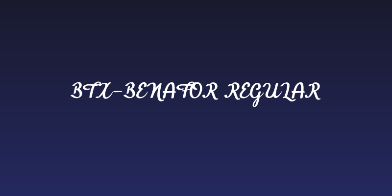 BTX-Benafor Regular Social Header