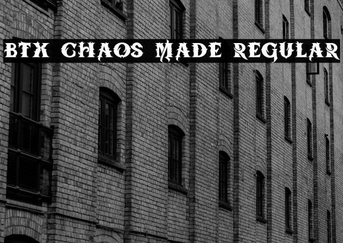BTX-Chaos-Made Regular Example 2