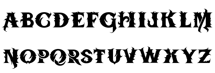 BTX-Chaos-Made Regular Font LOWERCASE
