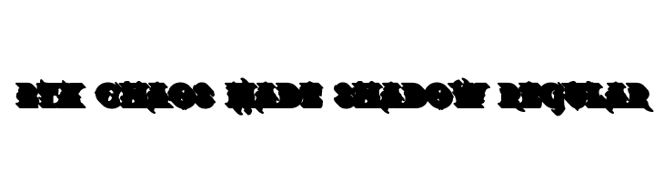 BTX-Chaos-Made-Shadow Regular  font caratteri gratis