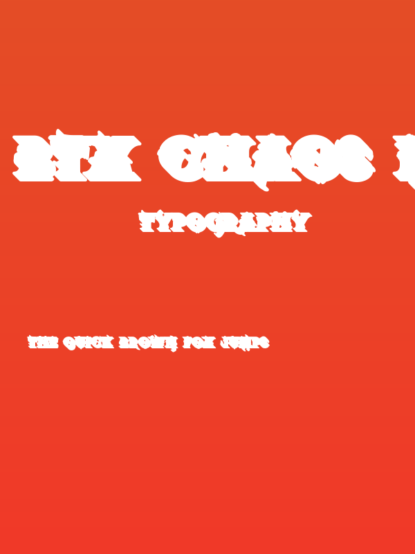 BTX-Chaos-Made-Shadow Regular Poster