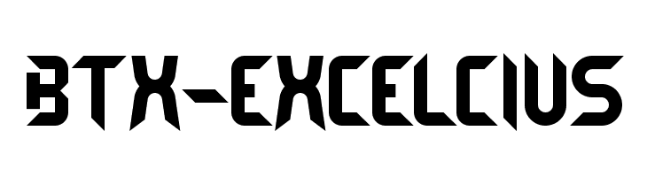 BTX-EXCELCIUS  フリーフォントのダウンロード