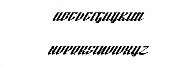 BTX-Fluidz Regular フォント 大文字