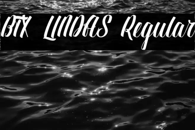 BTX-LINDAS Regular Font examples