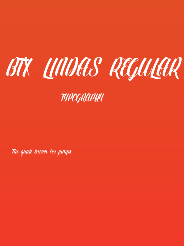 BTX-LINDAS Regular Poster