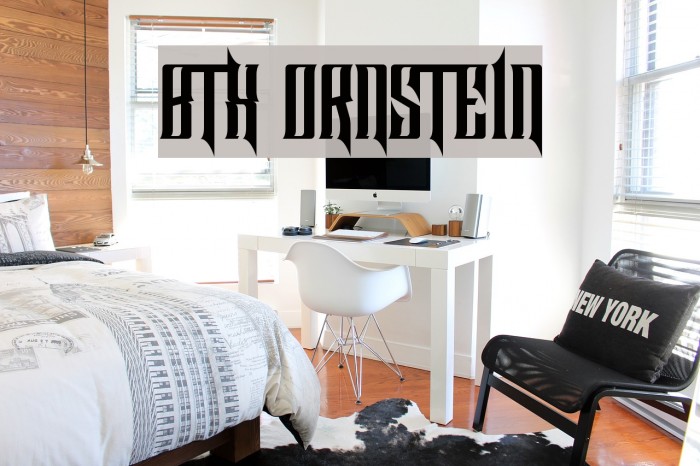 BTX ORNSTEIN Font examples