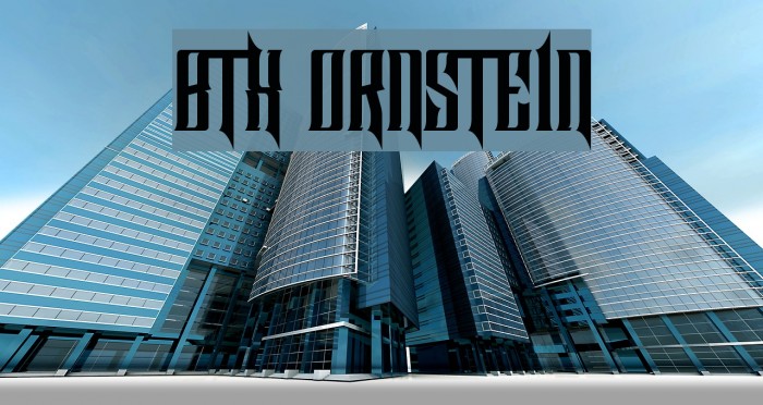 BTX ORNSTEIN Font examples