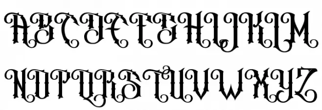 BTX RENEGADE Font UPPERCASE