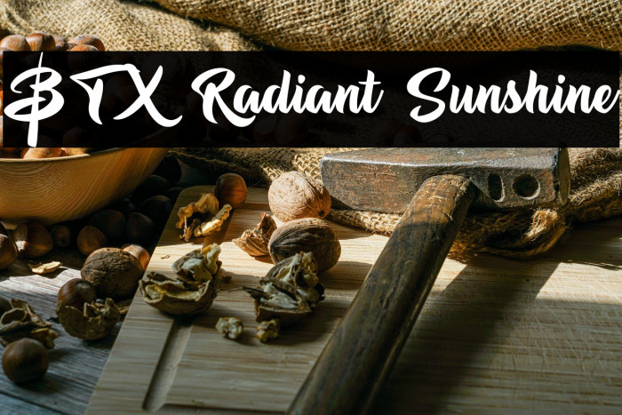 BTX Radiant Sunshine Example 3