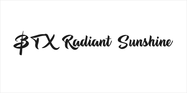 BTX Radiant Sunshine Logo