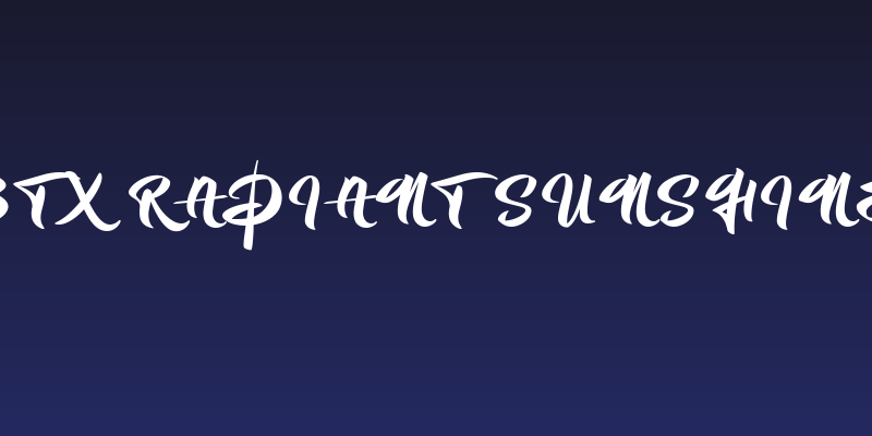 BTX Radiant Sunshine Social Header