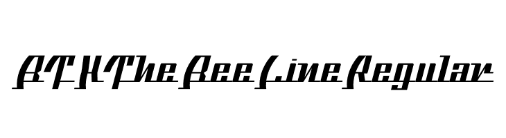BTX The Bee Line Regular  Free Fonts Download